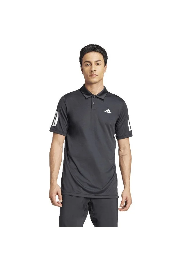 Adidas Adidas Club 3Str Polo Black Polo Shirt (Short Sleeve) Polo Shirts For Men